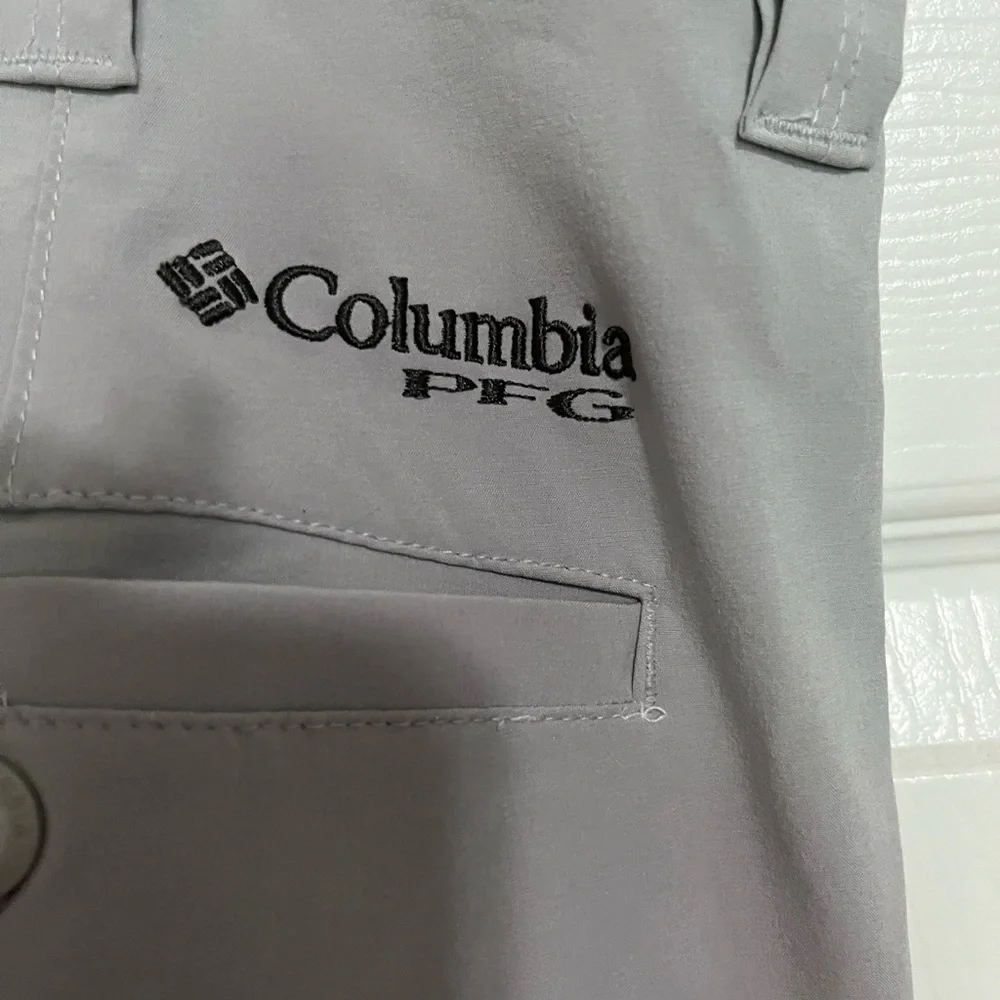 Men's Columbia Gray Shorts with Blue Accent sz40 - Picture 6 of 10
